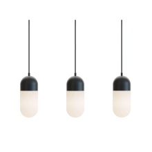 AFX Lighting, Inc. IRVP05LAJUDBKLNR3 - Irvine 3 Light Linear Pendant, 120V, 45W, 5 CCT, BK