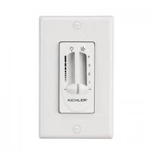 Kichler 337010ALM - Fan 4 Speed-Light Dimmer