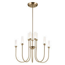 Kichler 52757CPZLED - Moraine 30 Inch LED 10 Light 2-Tier Chandelier in Champagne Bronze