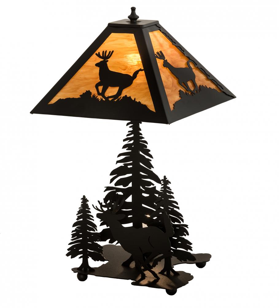 22&#34; High Lone Deer Table Lamp
