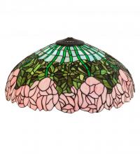  10337 - 22" Wide Tiffany Cabbage Rose Shade