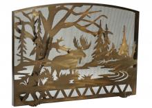  113045 - 50"W X 35.5"H Moose Creek Arched Fireplace Screen