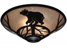 Meyda Blue 113405 - 22"W Happy Bear on the Loose Flushmount