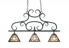 Meyda Blue 116150 - 36" Long Bandolei 3 Light Island Pendant