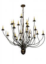  123017 - 54"W Sycamore 22 LT Chandelier