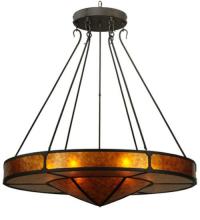  129154 - 48"W Timber Inverted Pendant