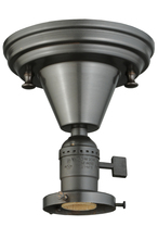 Meyda Blue 139923 - 5.25"W Revival Paddle Socket 1 LT Flushmount Hardware