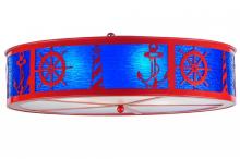 Meyda Blue 143521 - 30"W Coastal Collection Flushmount