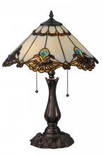  144058 - 21"H Shell with Jewels Table Lamp