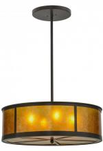 Meyda Blue 152669 - 28"W Smythe Craftsman Pendant