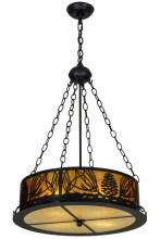 Meyda Blue 153800 - 22"W Mountain Pine Inverted Pendant