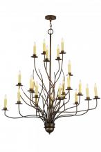  156313 - 54"W Sycamore 22 LT Chandelier