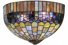 Meyda Blue 157565 - 16" Wide Tiffany Candice Wall Sconce