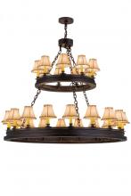 Meyda Blue 172678 - 51"W Sullivan Ranch 27 LT Two Tier Chandelier
