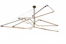 Meyda Blue 174928 - 216"W Isotope Chandelier