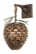  176185 - 11"W Stoneycreek Pinecone Hanging Wall Sconce