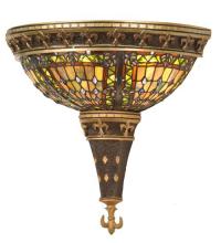Meyda Blue 19819 - 18"W Fleur-de-lis Wall Sconce.604