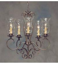 Meyda Blue 200630 - 22" Wide Calista 5 Light Chandelier
