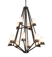 Meyda Blue 200633 - 42" Wide Galen 12 LT Two Tier Chandelier