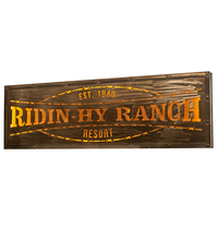  214361 - 79" Wide Ridin Hy Personalized Sign