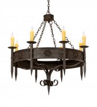 Meyda Blue 218662 - 42" Wide Calandra 8 Light Chandelier