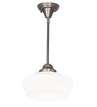 Meyda Blue 219618 - 12" Wide Schoolhouse W/Traditional Globe