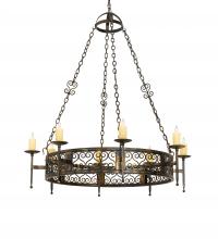 Meyda Blue 222724 - 48" Wide Toscano 8 Light Chandelier
