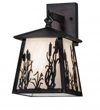  230673 - 7" Wide Reeds & Cattails Hanging Wall Sconce