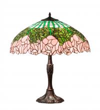  232802 - 26" High Tiffany Cabbage Rose Table Lamp