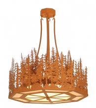 Meyda Blue 23734 - 30"W Pine Lake Inverted Pendant