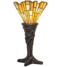 Meyda Blue 244880 - 16" High Delta Jadestone Mini Lamp