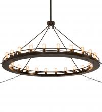 Meyda Blue 249013 - 72" Wide Barbury 24 Light Chandelier