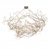 Meyda Blue 250516 - 96" Wide Crystal Tear Drop Chandelier