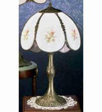  26817 - 22"H Rose Bouquet Table Lamp