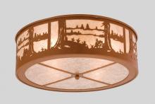 Meyda Blue 26986 - 22"W Quiet Pond Flushmount