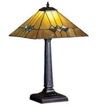 Meyda Blue 27855 - 22"H Martini Mission Table Lamp.609