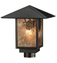 Meyda Blue 41123 - 12"Sq Seneca Winter Pine Post Mount