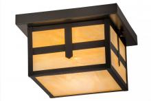 Meyda Blue 52713 - 10"Sq Hyde Park Cross Mission Flushmount