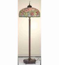  66516 - 78" High Tiffany Oriental Poppy Floor Lamp