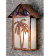  77967 - 9.5 Wide Tropical Palm Tree Wall Sconce