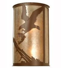 Meyda Blue 81493 - 12"W Strike of the Eagle Wall Sconce