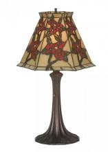  81620 - 19"H Oriental Peony Accent Lamp
