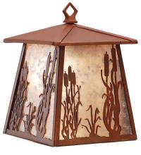  82660 - 7.5"W Reeds & Cattails Hanging Wall Sconce