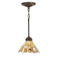 Meyda Blue 99787 - 8"W Delta Jadestone Mini Pendant