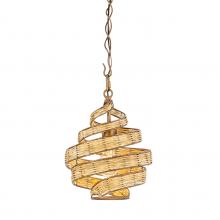 Varaluz 240P01BTR - Flow 1-Lt Twist Pendant - Baguette/Natural Rattan