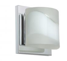 Besa Lighting 1WS-787399-LED-CR - Besa Wall Paolo Chrome Opal Frost 1x5W LED