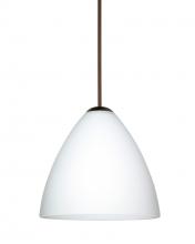 Besa Lighting 1XC-177907-BR - Besa Pendant Mia Bronze Opal Matte 1x50W MAX GY6.35 Base