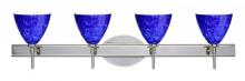 Besa Lighting 4SW-177986-LED-CR - Besa Wall Mia Chrome Blue Cloud 4x5W LED