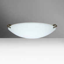 Besa Lighting 841925-LED-BR - Besa Ceiling Sonya 20 Bronze Satin White 3x11W LED