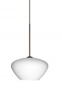 Besa Lighting XP-541007-BR - Besa Pendant Peri Bronze Opal Matte 1x50W MAX GY6.35 Base